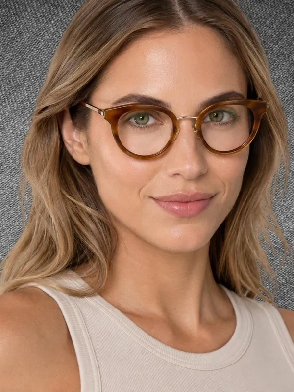 Kate Spade New York Brown Gold Eyeglass Frames FRAME ONLY - Image 2