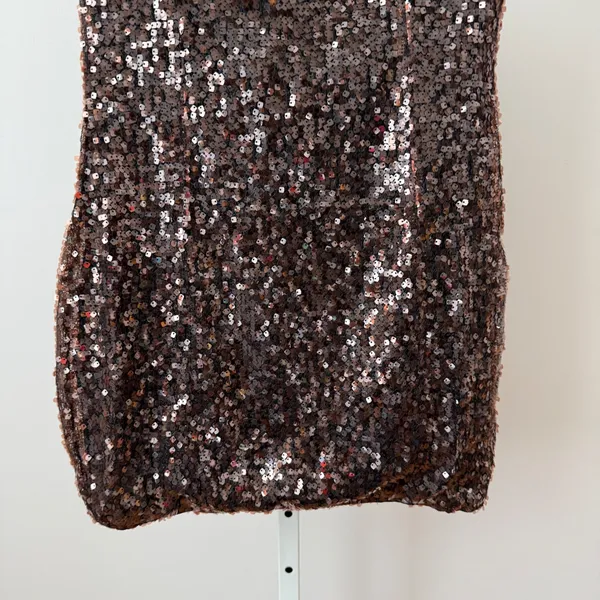Petal + Pup Awhina sz 4 ‎ Brown Sequin Mini Dress NWT Mobwife Party - Image 3