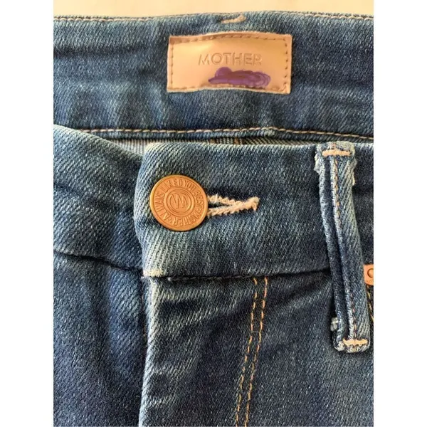 MOTHER The Looker Ankle Fray Home Movies Jeans women's size 24 - Image 3