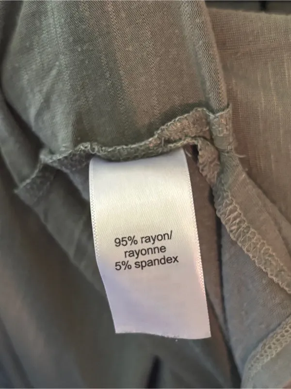 Maurices Sage Green Short Sleeve Crewneck Top | XL - Image 4