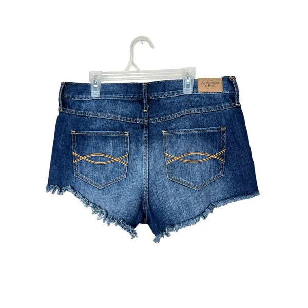 Abercrombie &‎ Fitch Distressed Jeans Shorts Size 8 - Image 4