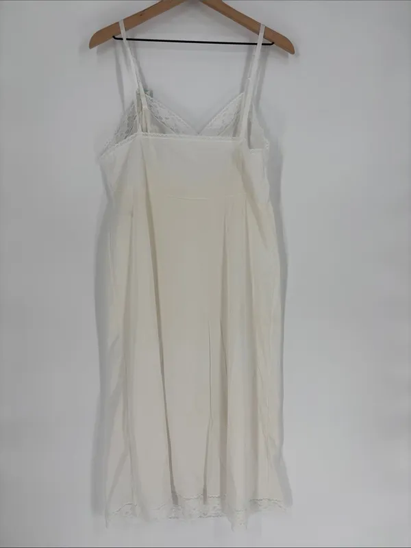 Vintage vanity fair deadstock ivory slip nightgown new 40 26 - Image 4