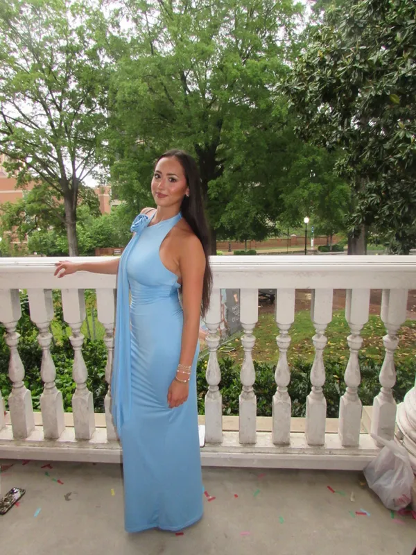 Peppermayo Maxi Dress Blue - Image 4