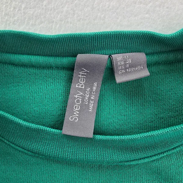Sweaty‎ Betty -835 Elevate Sweatshirt Green Teal Crewneck Fleece SB9170 Womens M - Image 4