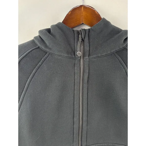 Women’s LuluLemon Scuba Oversized Black Full Zip Hoodie M/L - Image 2