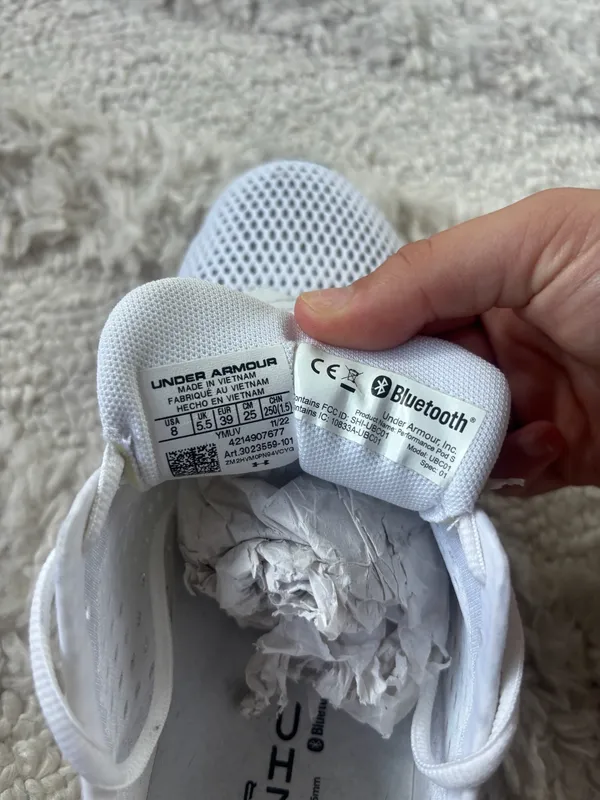 White Under Armour Shoes - Image 3