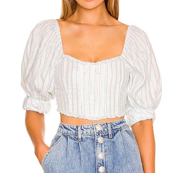 For Love & Lemons Leslie Crop Top Size XS - Image 3