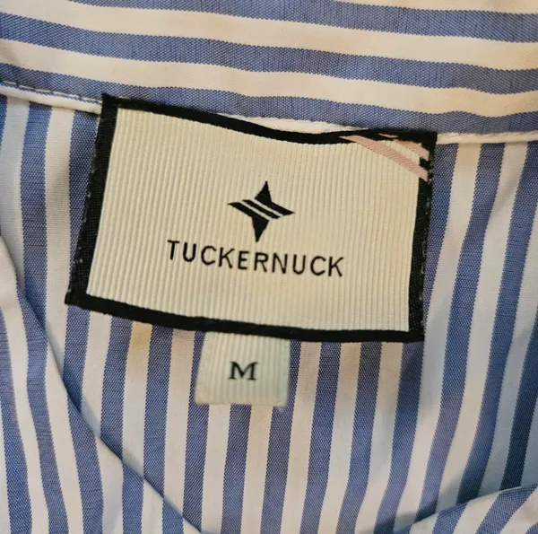 Blue and white striped tuckernuck dress - Image 2