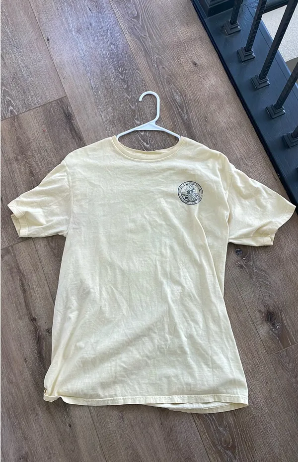 Comfort Wash Yellow Turks and Caicos Tee - Image 2