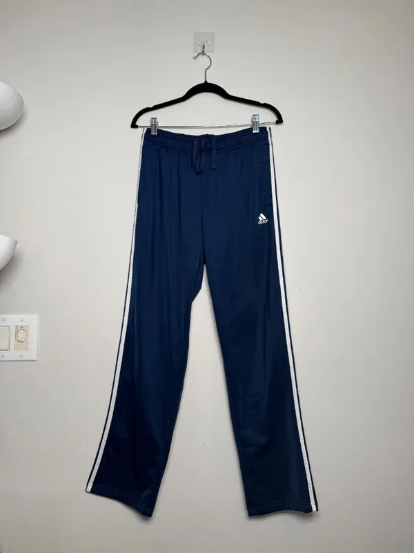 Adidas Navy Blue Track Pants - Image 5