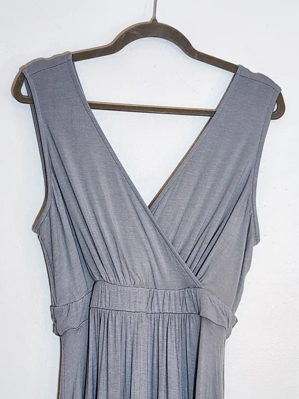 Lulus Dusty Mint Boho Sleeveless Maxi Dress with Tie Waist Size XL NWT - Image 4