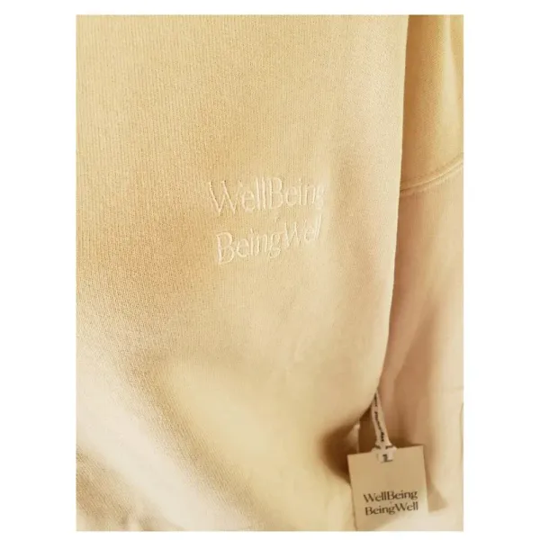 Well Being + Being Well Goldie Sweatshirt Bone White Women's Size M NWT‎ - Image 7