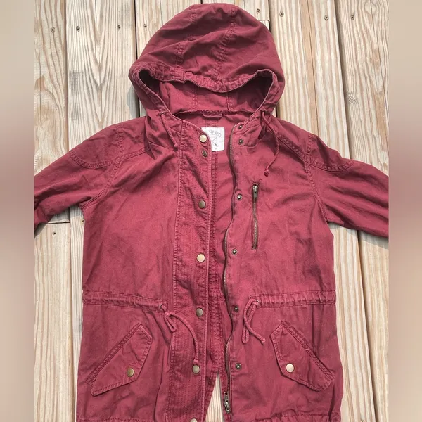 LA Hearts maroon jacket - Image 3