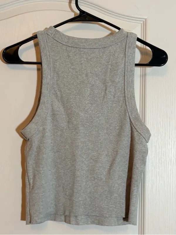 Aerie gray tank. Size large. Great condition. - Image 2