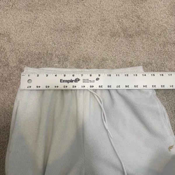 Fabletics medium ribbed brushed lounge casual straight leg pant P4 3265 - Image 3