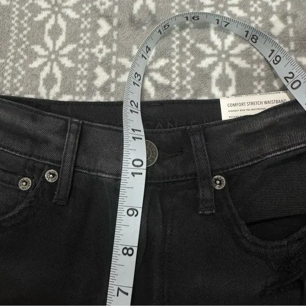 NWT American Eagle Comfort Stretch Waistband Highest Rise 90's Boyfriend‎ Size 0 - Image 9