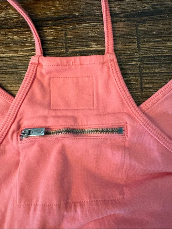 Free People FP Movement Hot Shot Onesie Womens XS Coral Excellent Jumpsuit - Image 5
