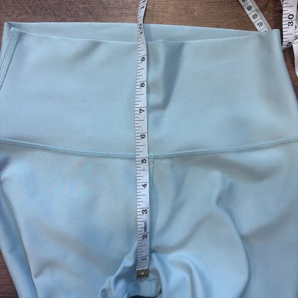 Alo Yoga High Waist Airlift Leggings Light Blue Small 26" Inseam Activewear Yoga - Image 8