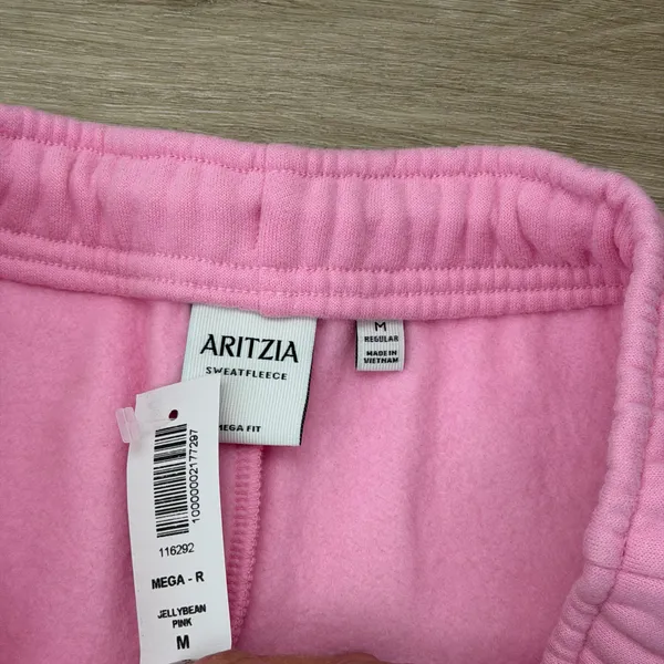 Aritzia Cozy Sweatfleece Mega Straight Sweatpant in JellyBean Pink - Image 7