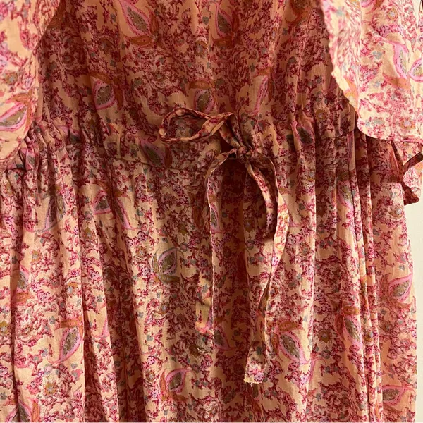 Free People Tangier Babydoll Maxi Dress Large - Image 5