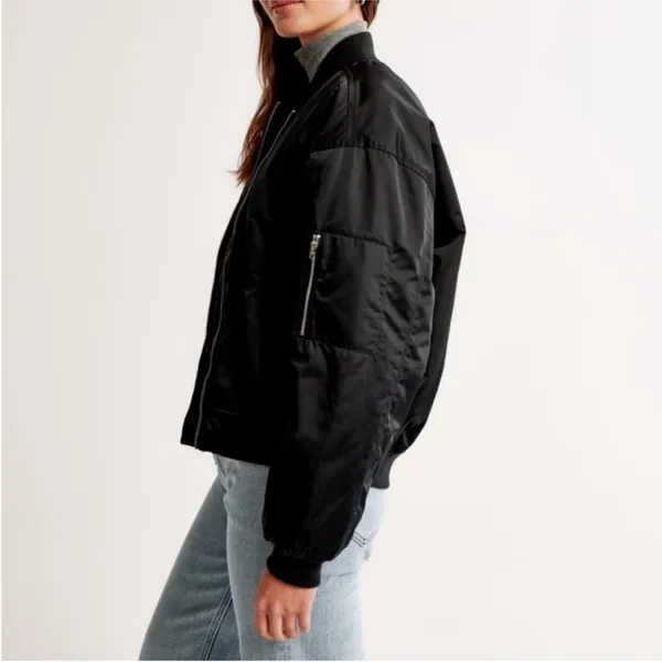 Abercrombie & Fitch Nylon Bomber Jacket - Image 3