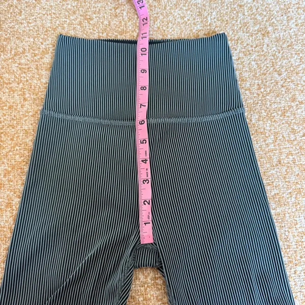 Beyond Yoga Womens High Waisted Ribbed Striped Leggings Small Athletic Active - Image 5