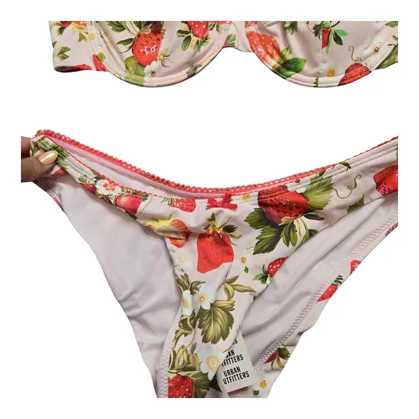 Urban Outfitters Out From‎ Under Margot Printed Balconette Bikini Size: M - Image 4