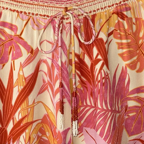 Haute Hippie Shorts Size Medium Hawaiian Tropical Floral India Summer Resort - Image 4