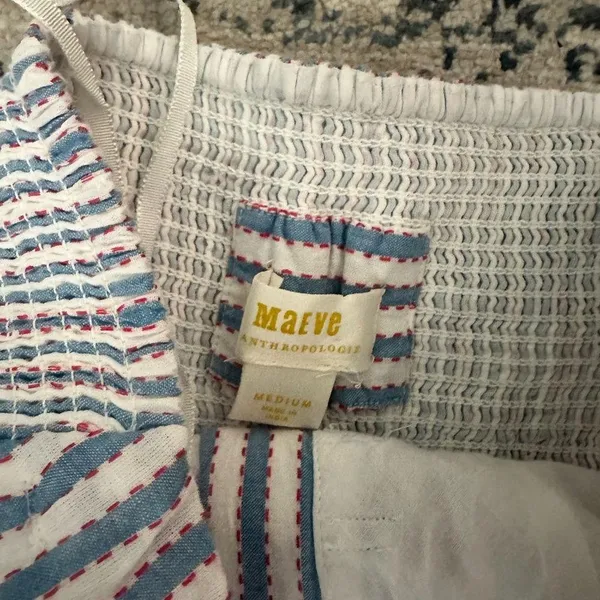 Maeve by Anthropologie Textured Striped Garment - Image 2