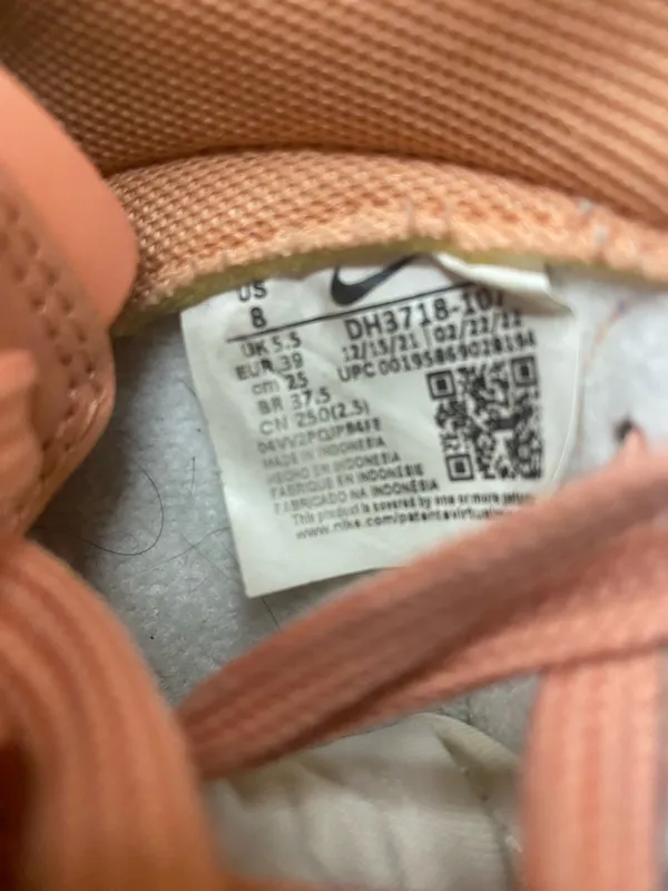 Nike Dunk High Up Sail/Crimson Bliss Womens Size 8 - Image 8