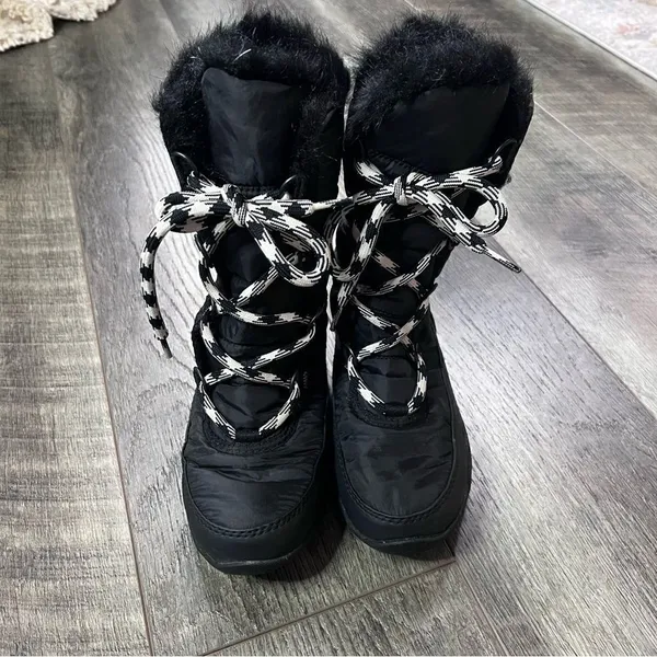 Sorel Women’s Whitney Tall Lace II Boot Black Waterproof Boots Women’s Size 5 - Image 7