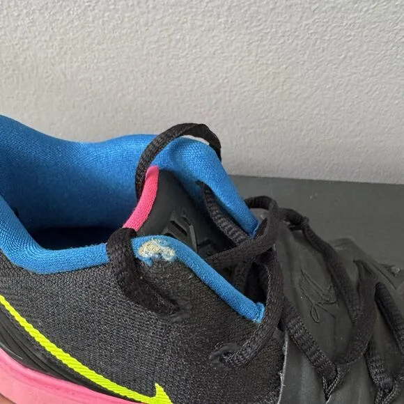Nike Kyrie 5 Just‎ Do It Black Volt Hyper Pink (AO2918-003) Men's Size 7 W 8.5 - Image 9
