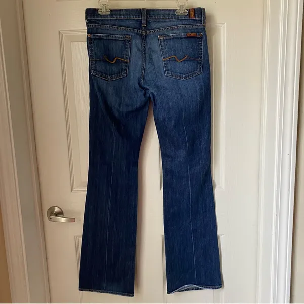 7 For All Mankind Women Bootcut Jeans Size 32 - Image 2