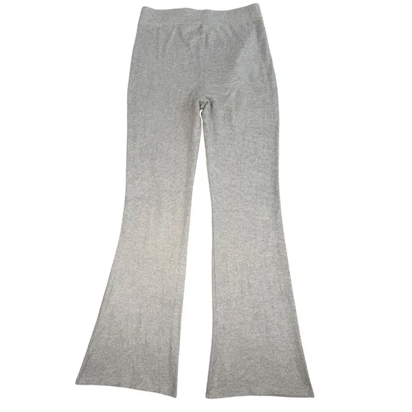 Hollister Flare Yoga Pants Womens Small Short Gray Heathered Stretch Lounge - Image 9