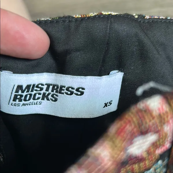 Mistress Rocks Floral Patterned Women's Top - Image 4