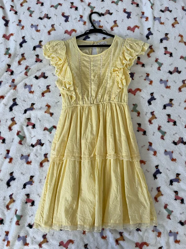 Yellow Mini Dress - Image 2