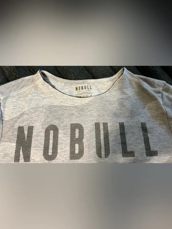 NOBULL Gray Camo Short Sleeve Tee with Logo - Image 3