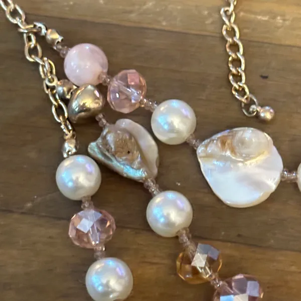 Mother Of Pearl And Bead Layered Necklace - Image 5