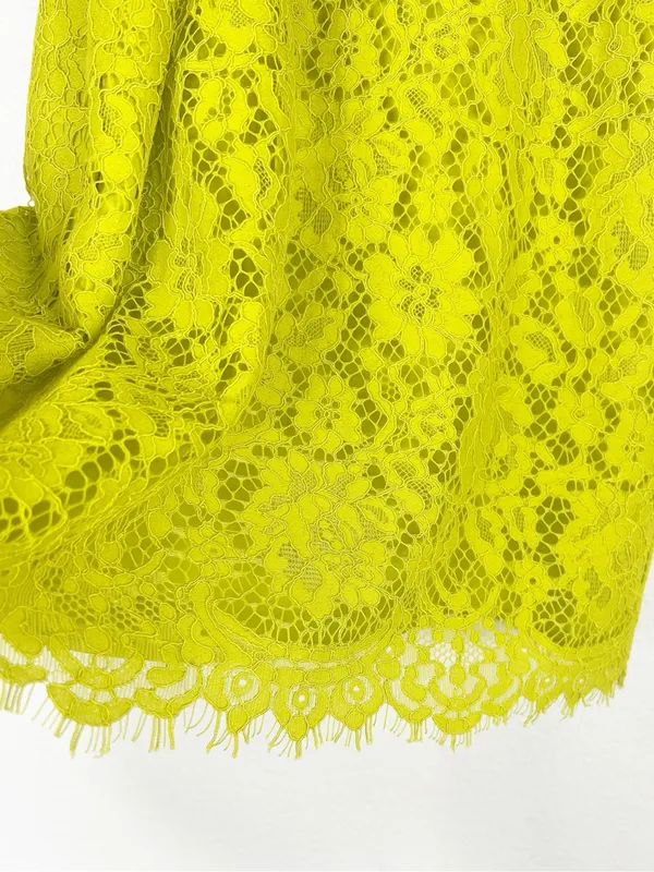 J. Crew lace Chartreuse bow tie back halter top whimsy fairy preppy size S small - Image 6