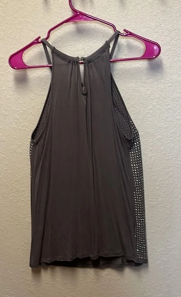 Glittery Silver/Gray Sparkly Holiday Tank Top Silver - Image 3