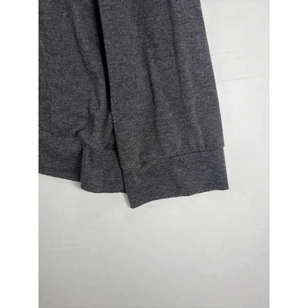 Happy Camper Graphic Sweatshirt Charcoal Grey Long Sleeve XXL Camping Hiking - Image 9