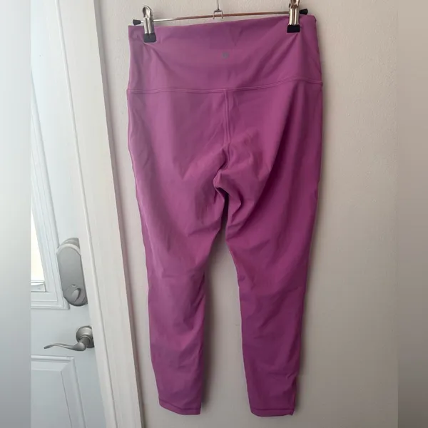 • Lululemon • Women’s Wunder Train Leggings Pink Size 8 - Image 2