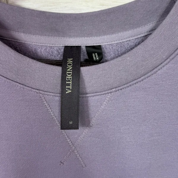Mondetta Crew‎ Neck Front Pocket Sweatshirt Lavender Purple Medium - Image 9