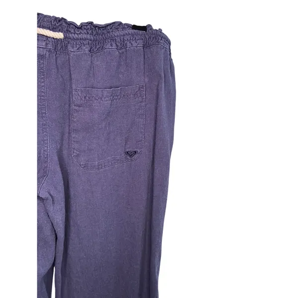 Roxy Womens Linen Nautical Pants Size XL - Image 3
