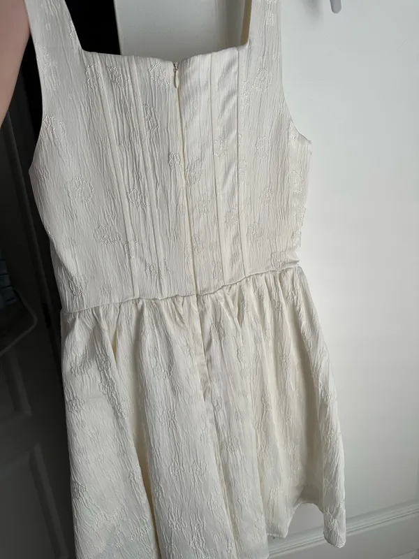Hello Molly White Mini Dress - Image 4