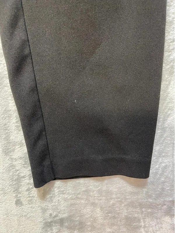 Anne Klein Womens Black Stretch Ankle Pants Size Large Pull On Elastic Waist - Image 6