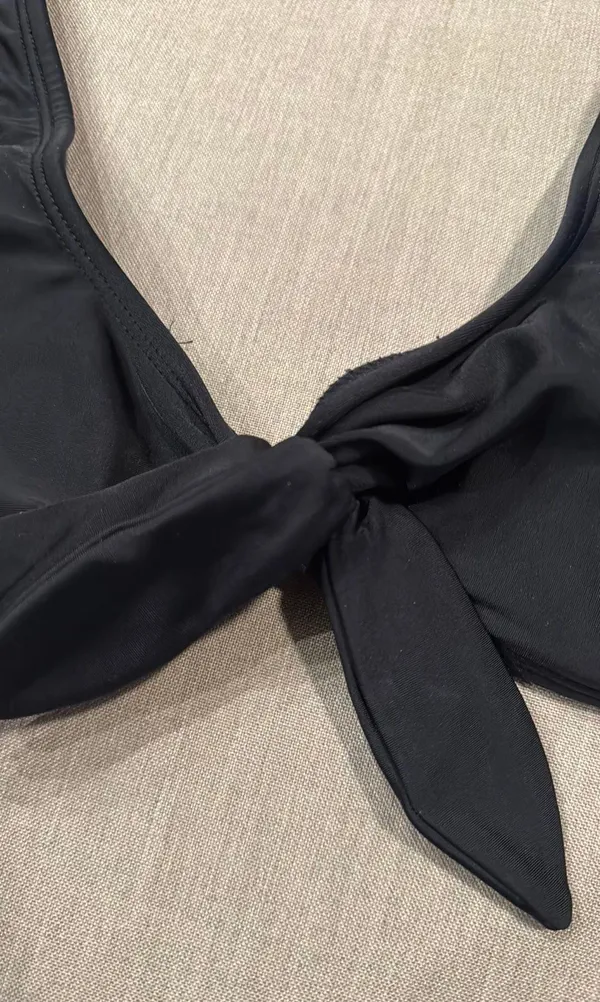 Black Bikini Top Size L - Image 2