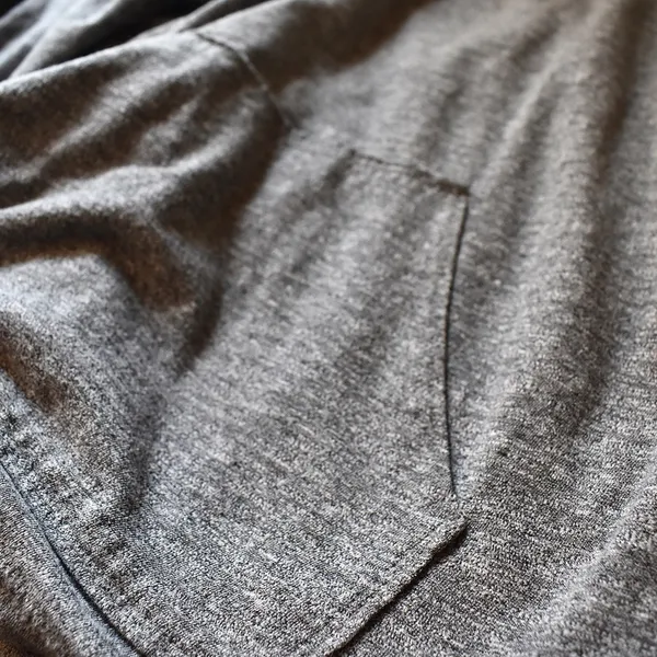 3/ $25 S- Forever 21 Workout Cowl Neck‎ Gray 3/4 Sleeves Sweater w/ Pockets - Image 5