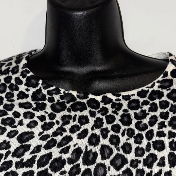 Leopard Print Women's Top by KIKIT Black Size M - Image 3