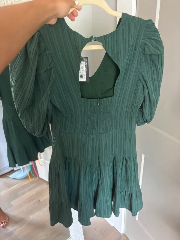 Green Mini Dress - Image 2